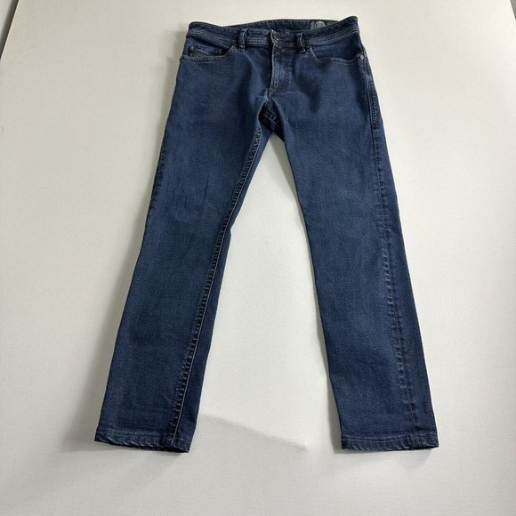 DIESEL‎ THOMMER SLIM SKINNY Stretch Dark Wash Denim Jeans Mens W30 L32 Zip Fly - Picture 1 of 10